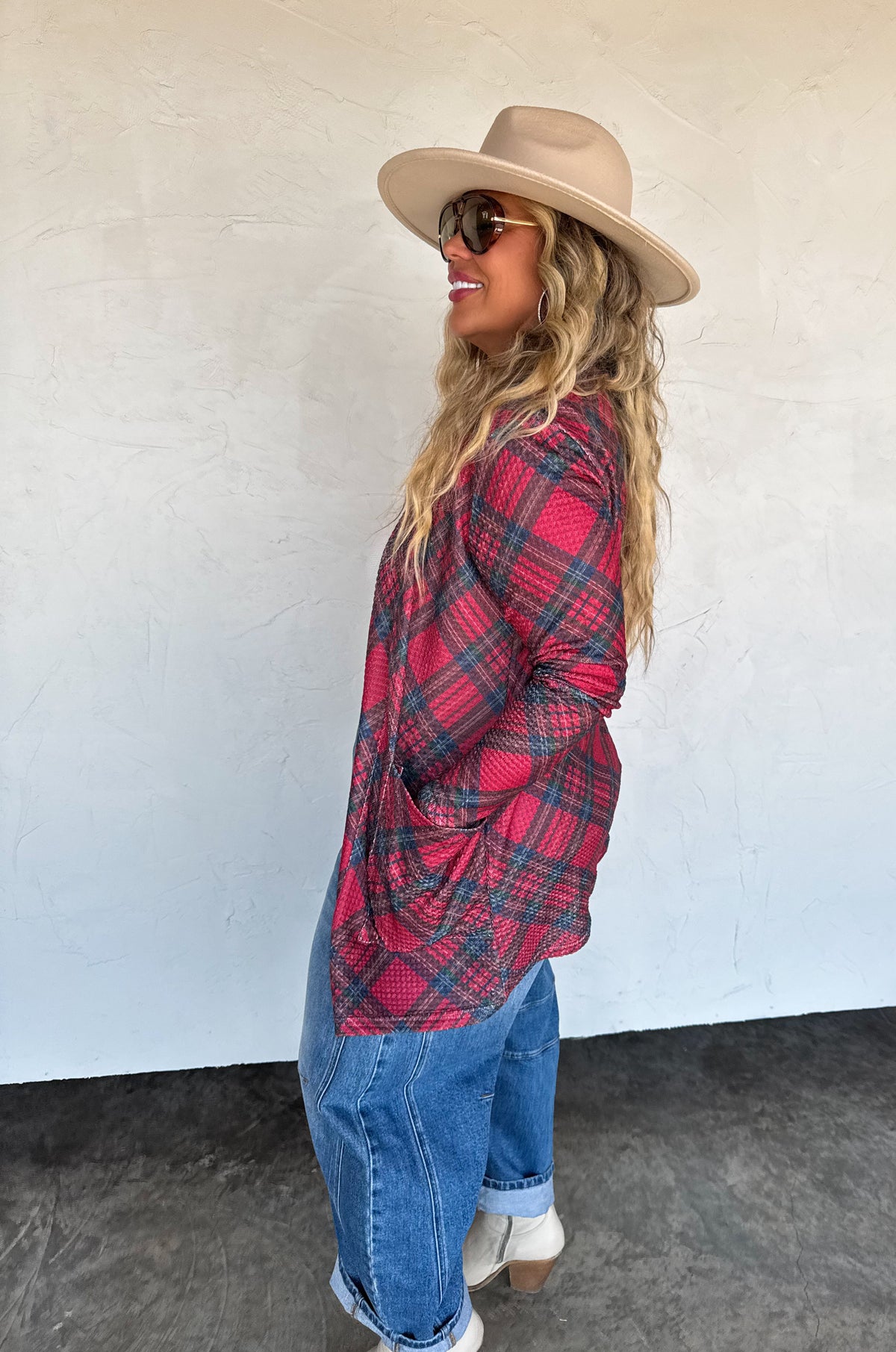 PLAID LOLA CARDIGANS