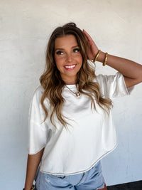REGAN RAW HEM TEE