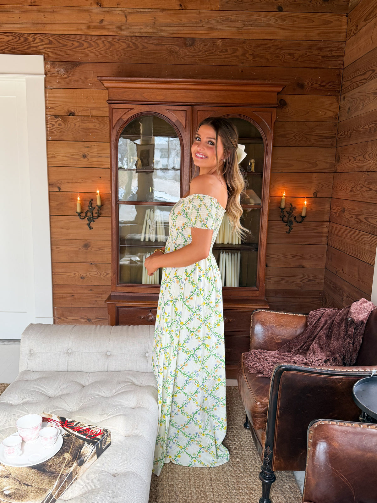 SPRING MADELINE FLORAL DRESS