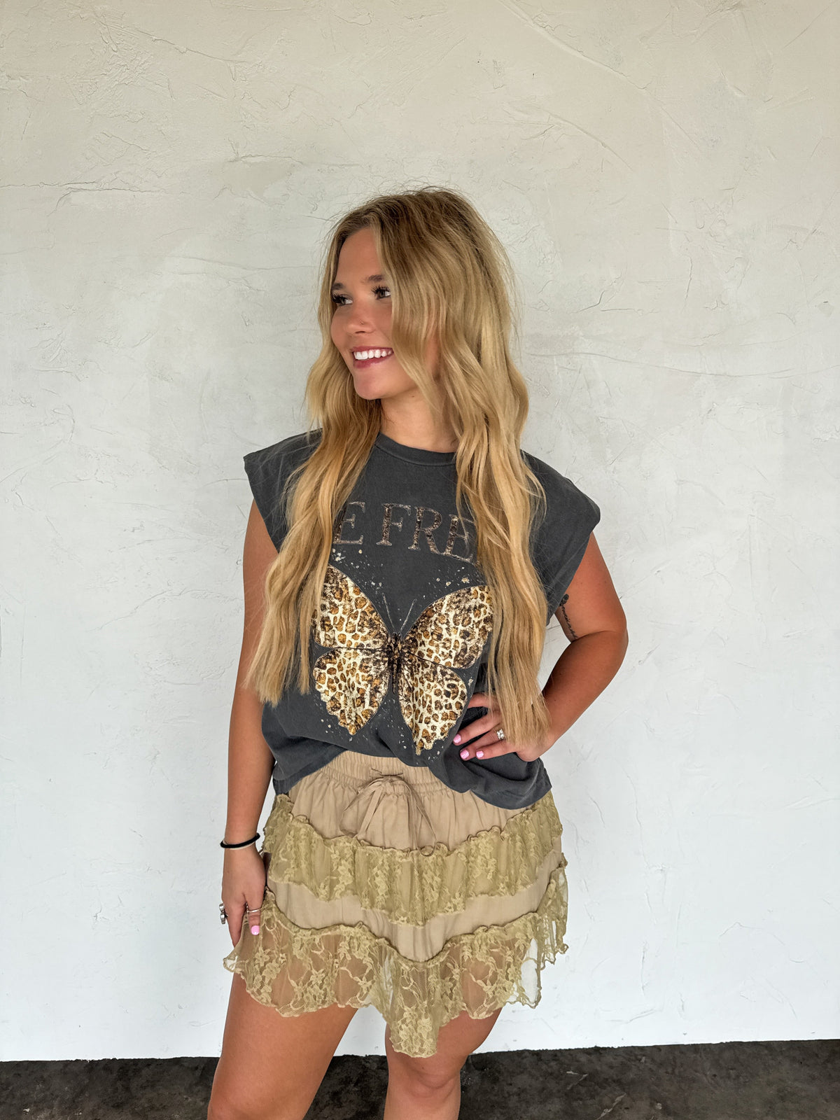 WILD HONEY LACE SKIRT