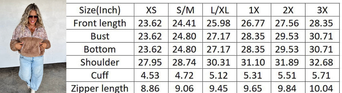 CAMO SHERPA PULLOVER