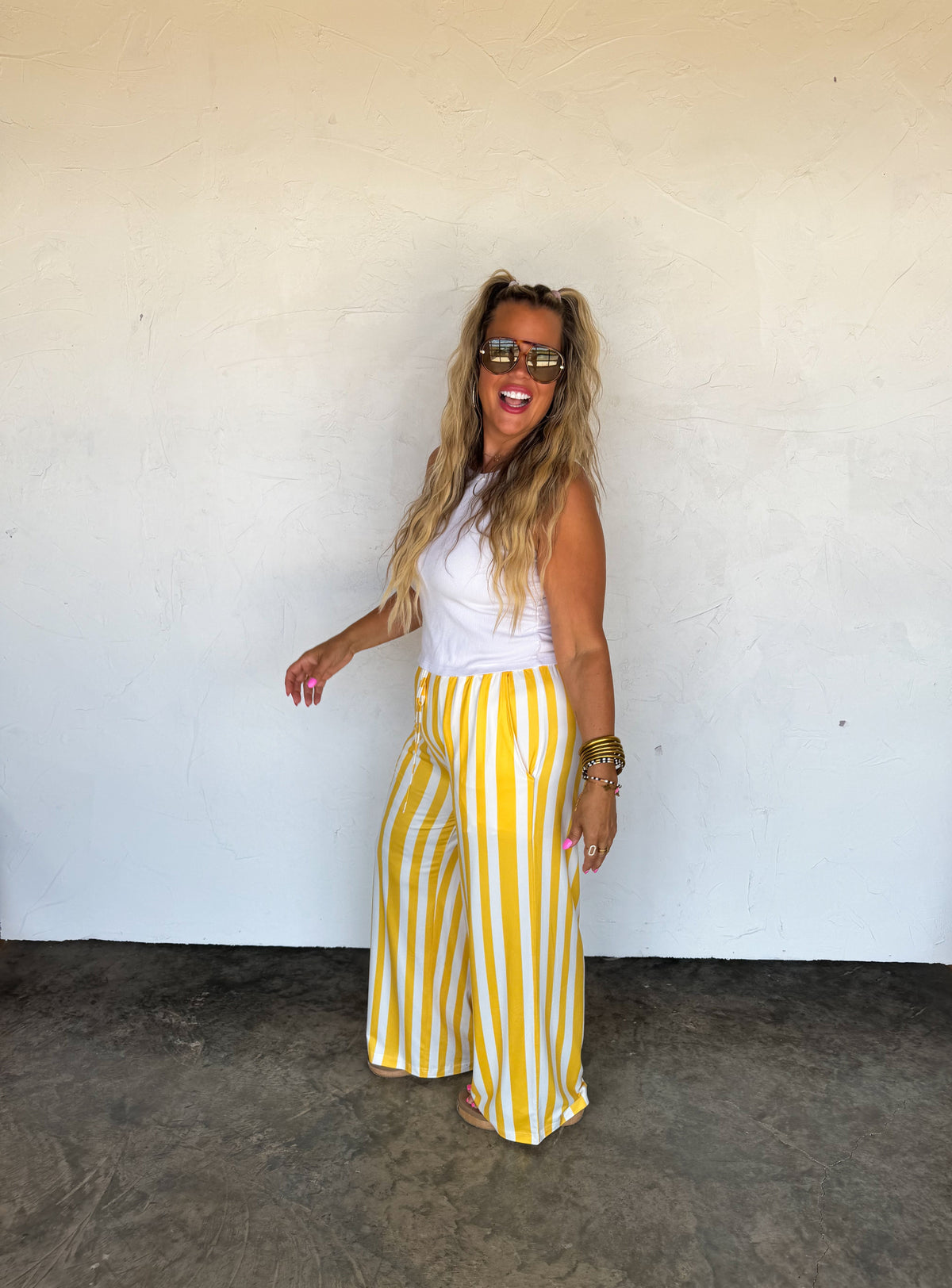 GAME DAY WIDE LEG PANTS