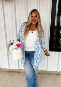 SPRING PRINT LOLA CARDIGAN