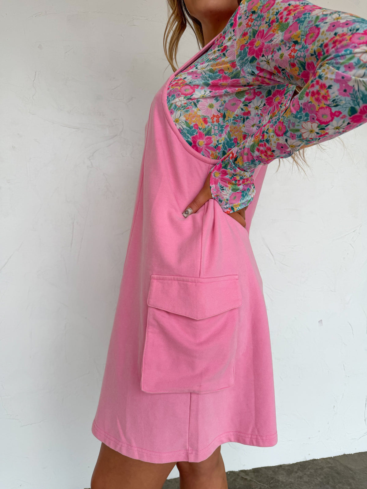 SPRING MILLIE OVERALL DRESS