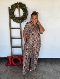 LEOPARD & CHEETAH STAR LUXE PJ SET
