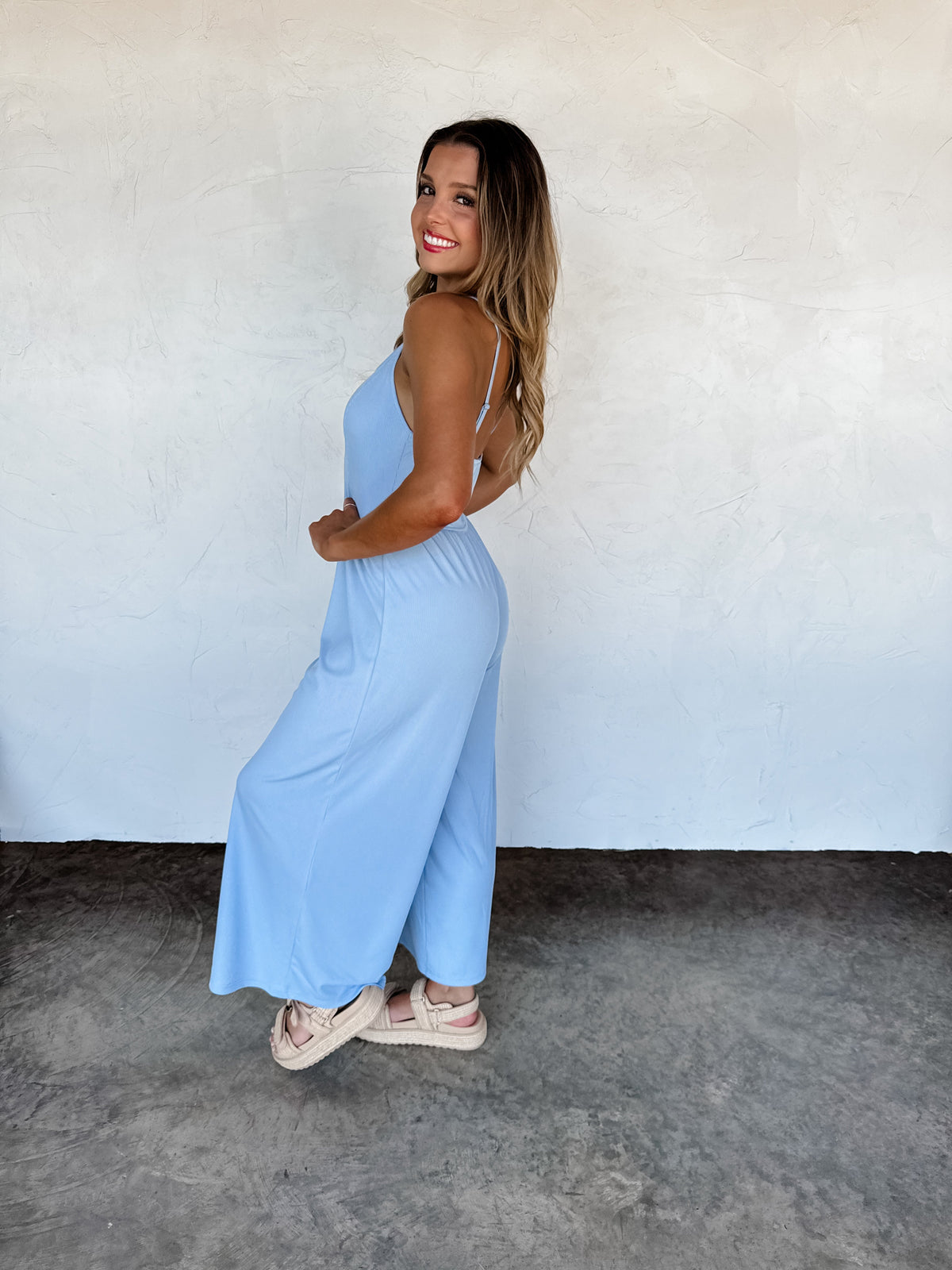 COOPER RIBBED ROMPER