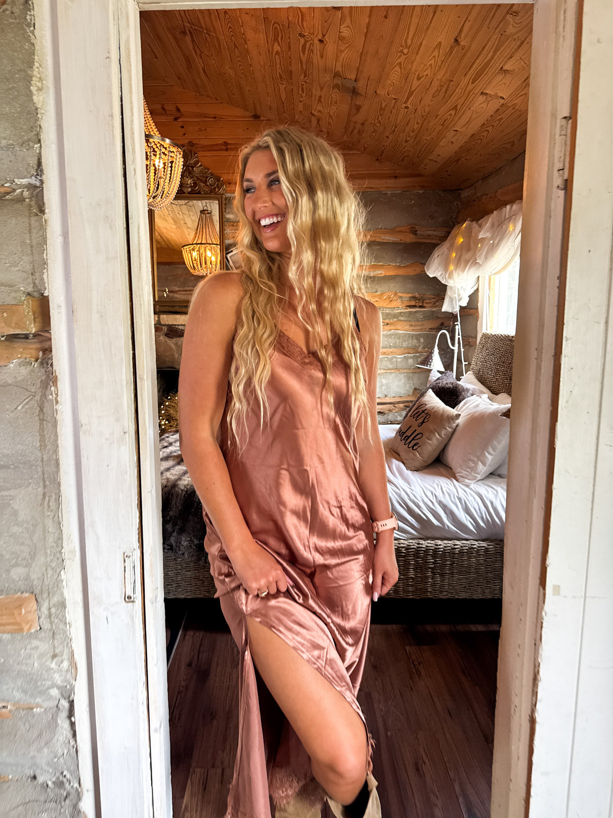 SLIP CAMI DRESS