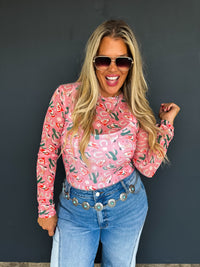 BOOTS & BLOOMS COLLECTION MESH TOPS