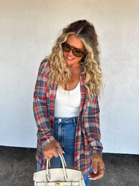 PLAID LOLA CARDIGANS