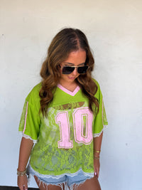 BLEACHER BABE LACE JERSEY