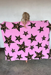 CHEETAH & STAR CLOUD BLANKET