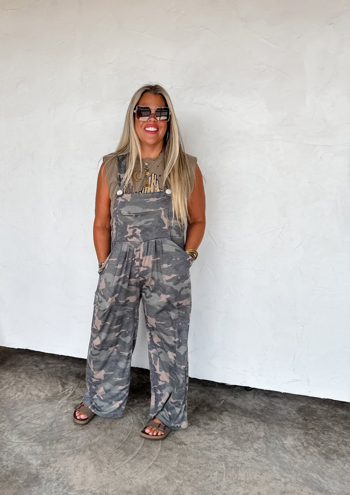 CAMO KARLI OVERALLS