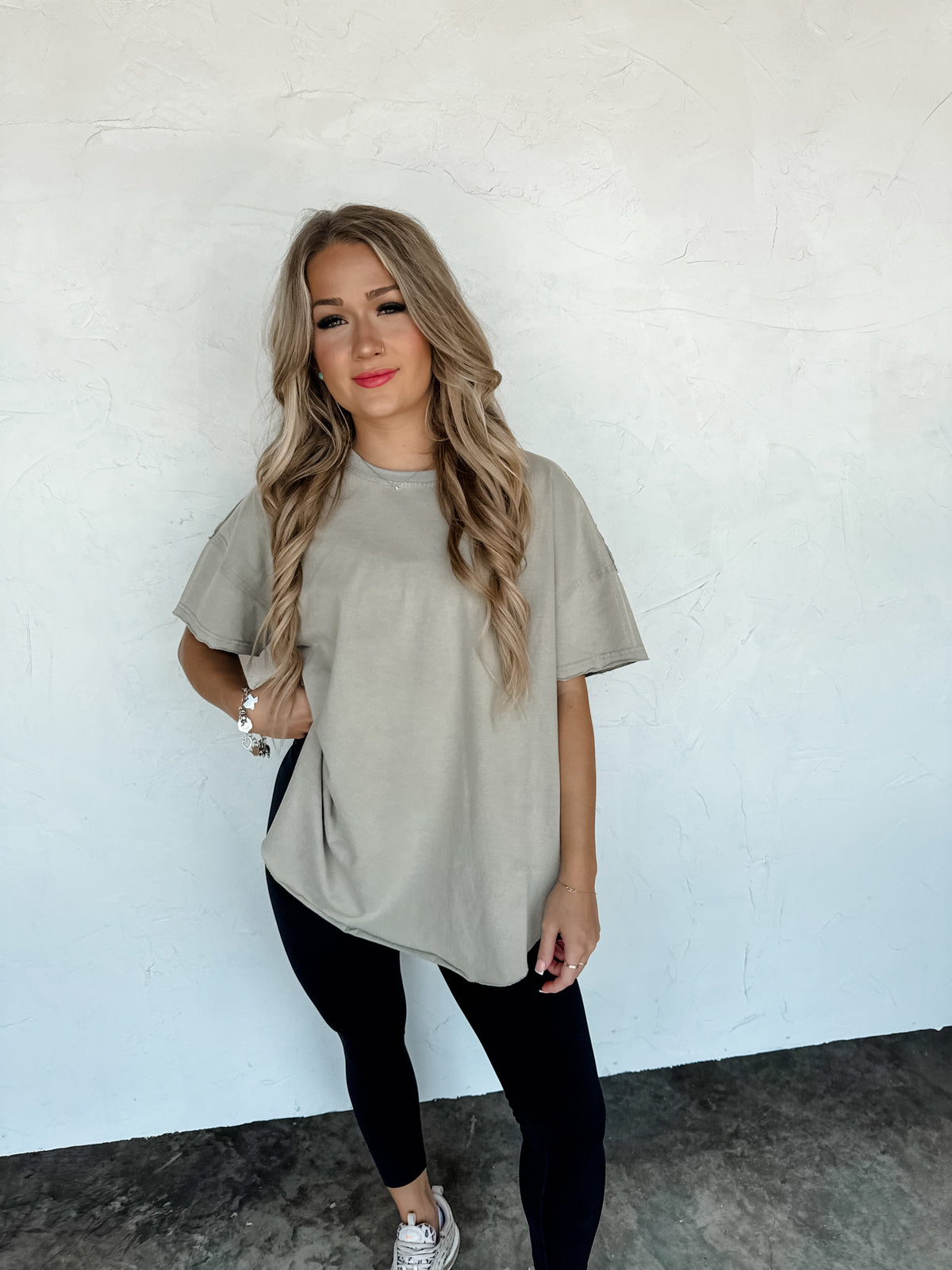 NEW COLORS- JOEY WASHED COTTON BOYFRIEND TEE