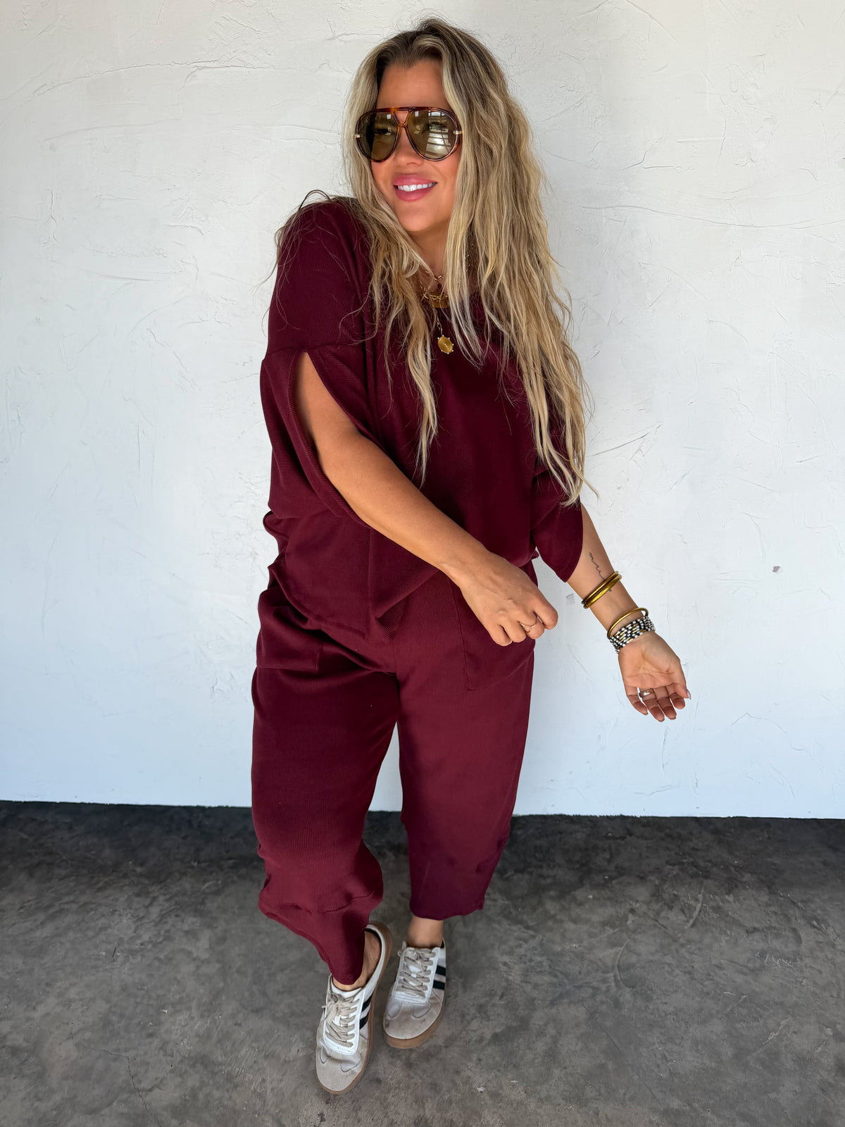 KEATON WAFFLE LOUNGE SETS