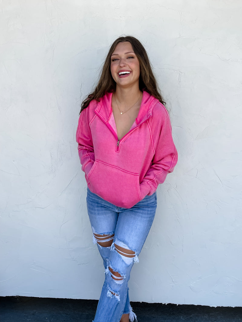 EASY DOES IT ZIP UP PULLOVER