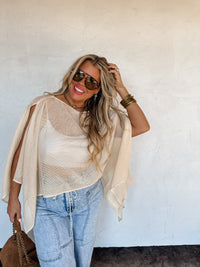 ROMEE MESH PONCHO
