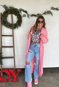 POPPY KNIT POPCORN CARDIGAN