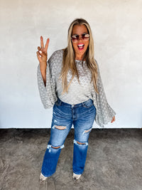 WINTER FREE SPIRIT BELL SLEEVE TOP