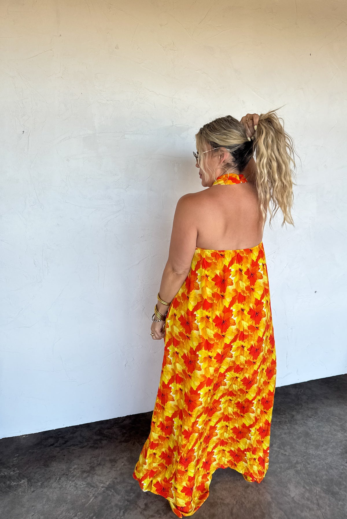 GOLDEN HOUR HALTER SET