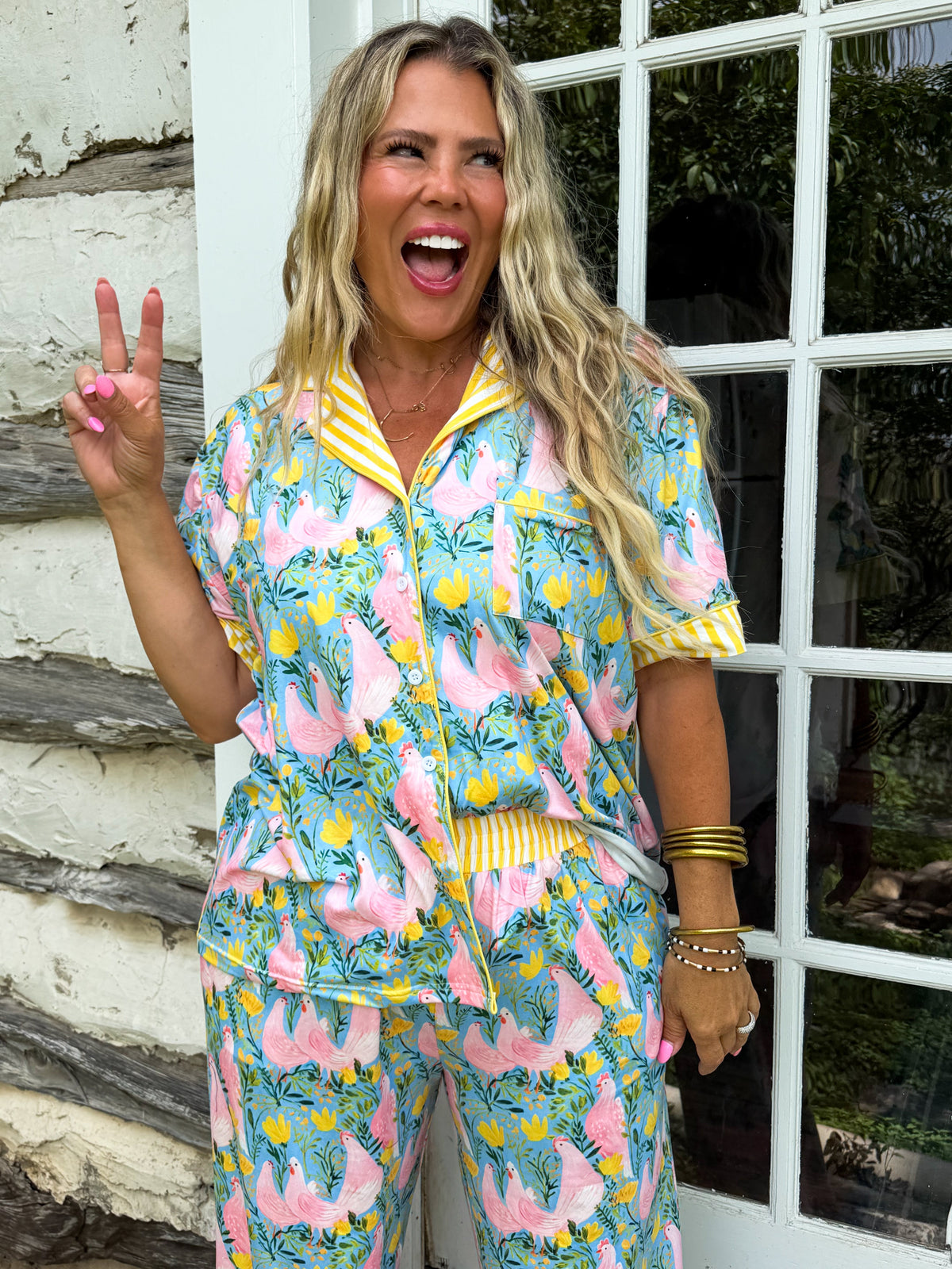 IN THE GARDEN LUXE PJ SETS