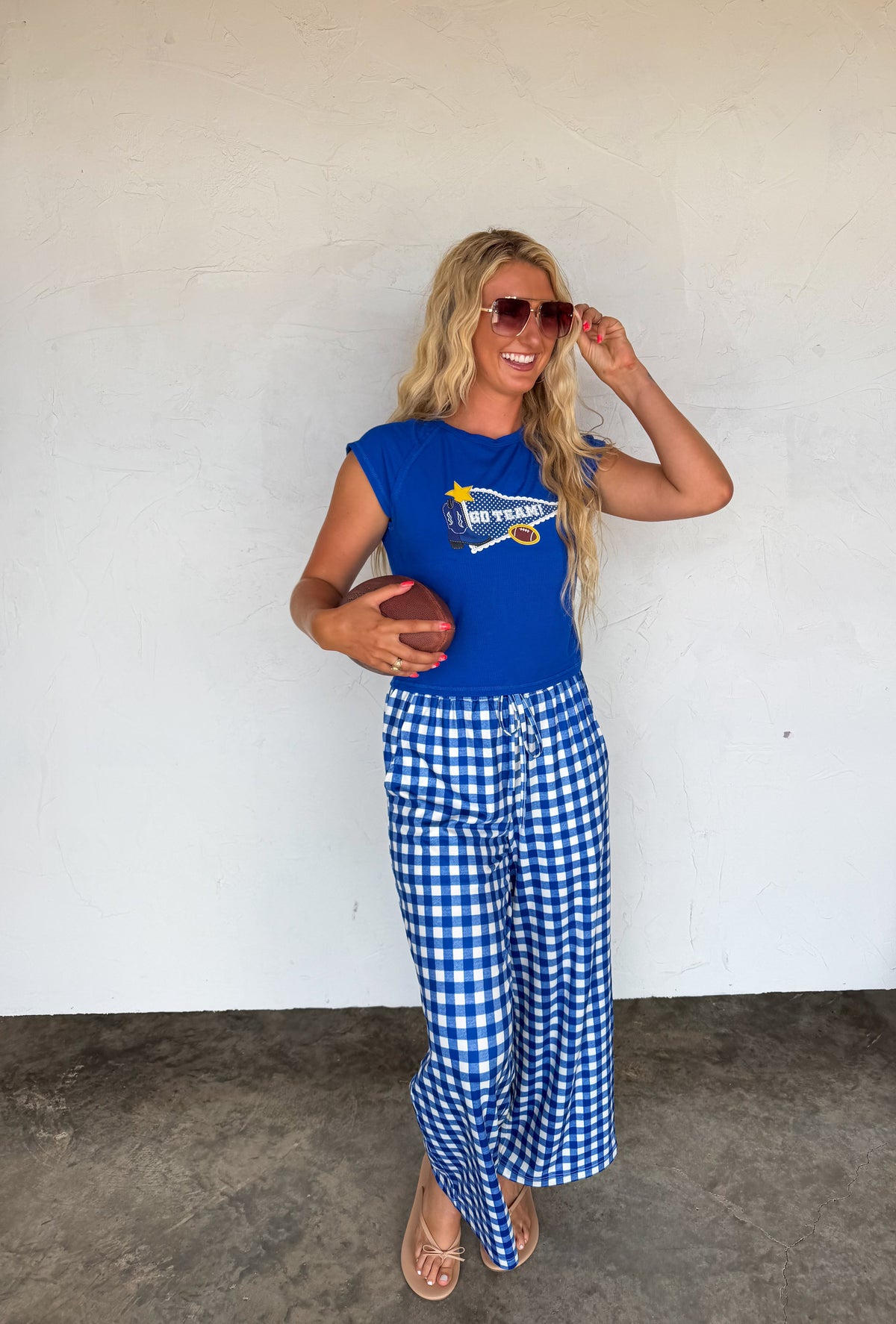 GAME DAY WIDE LEG PANTS