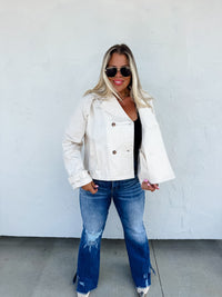 ROSSI CROP TRENCH COAT