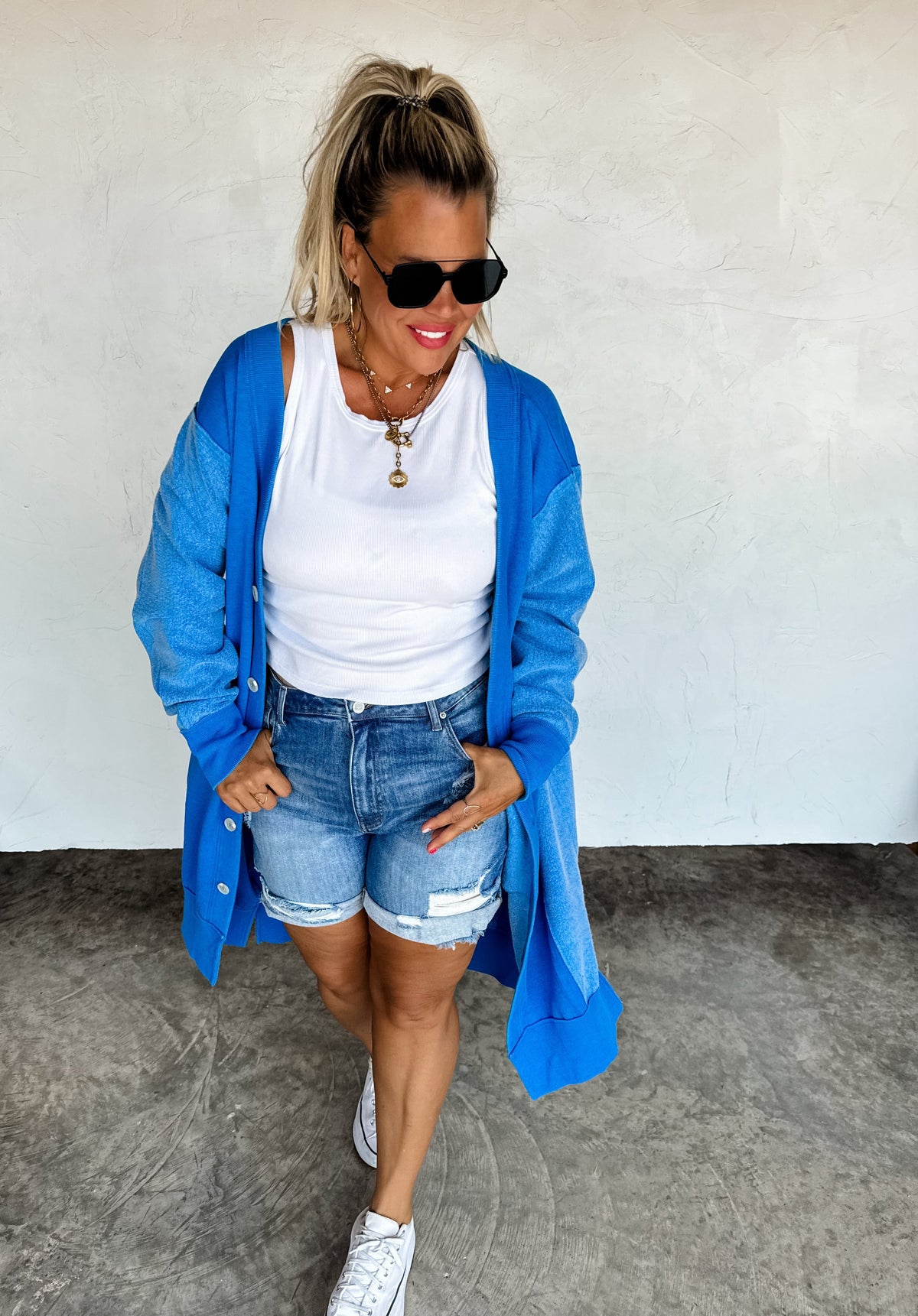 DESI SWEATSHIRT CARDIGAN