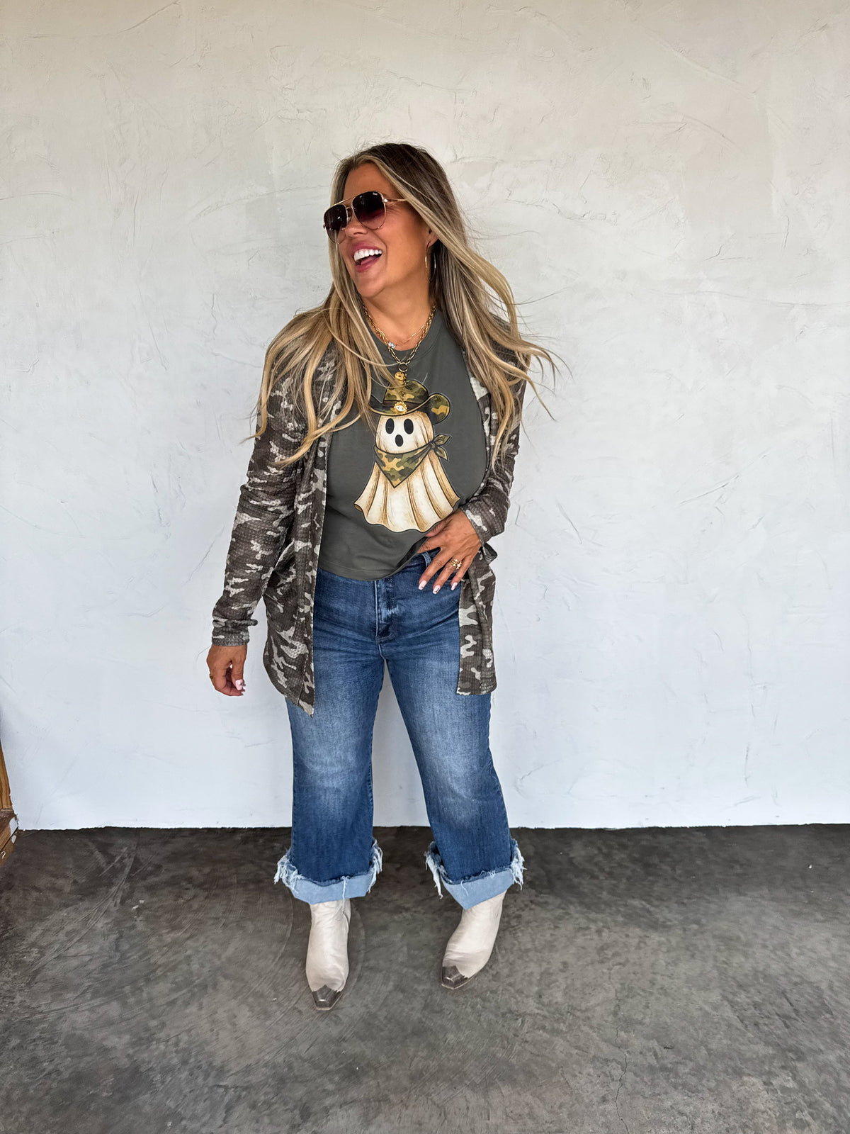 CAMO & CHEETAH PRINT LOLA CARDIGAN