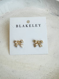 DAINTY BOW EARRINGS