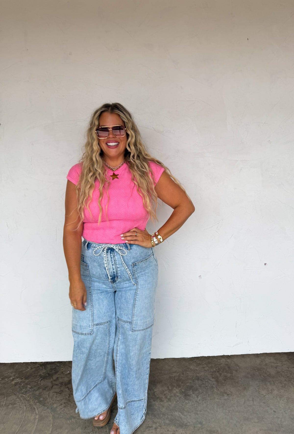 HARLEY CAP SLEEVE BASIC TOP