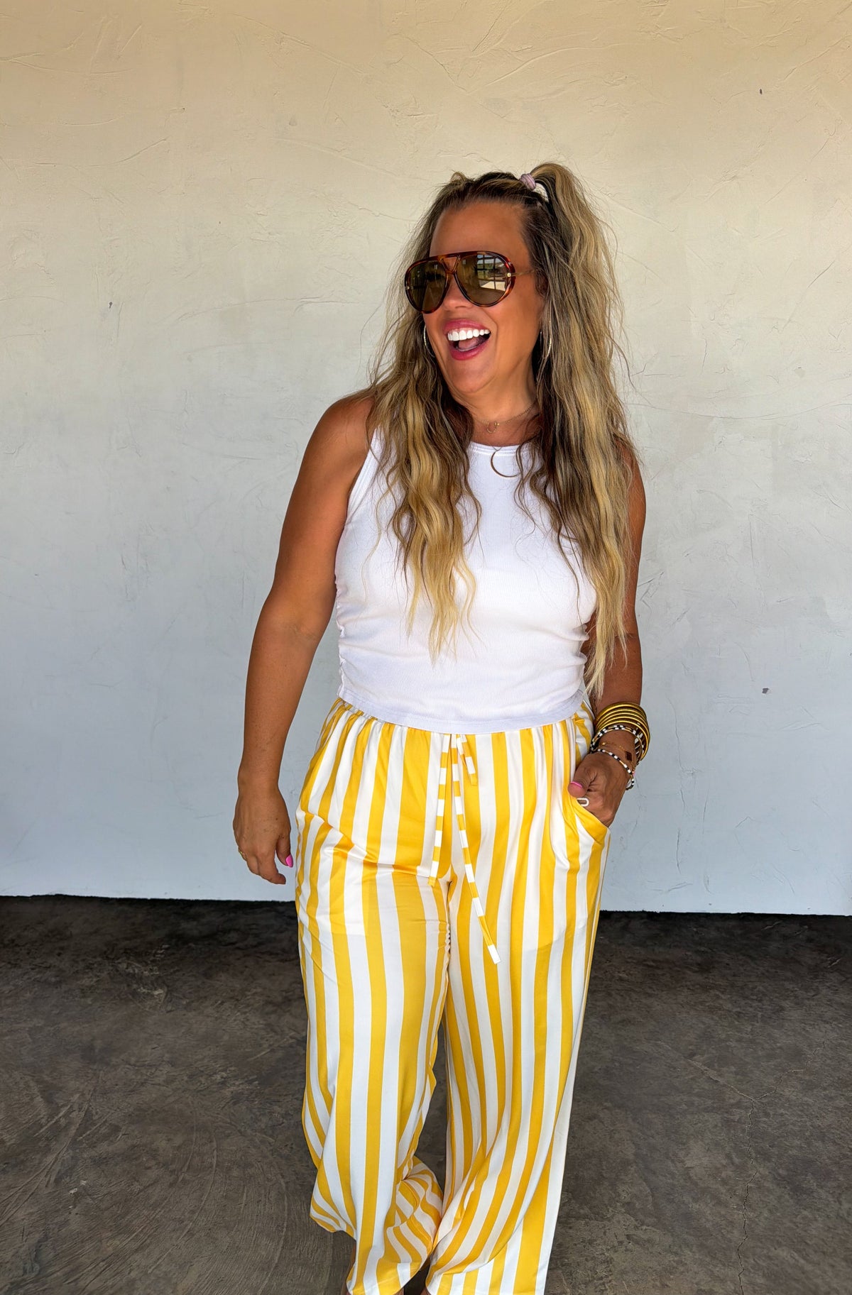 GAME DAY WIDE LEG PANTS