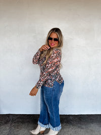 ANNIE VNECK MESH TOP