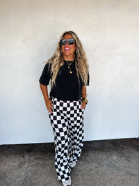 CHECKER POP PANTS