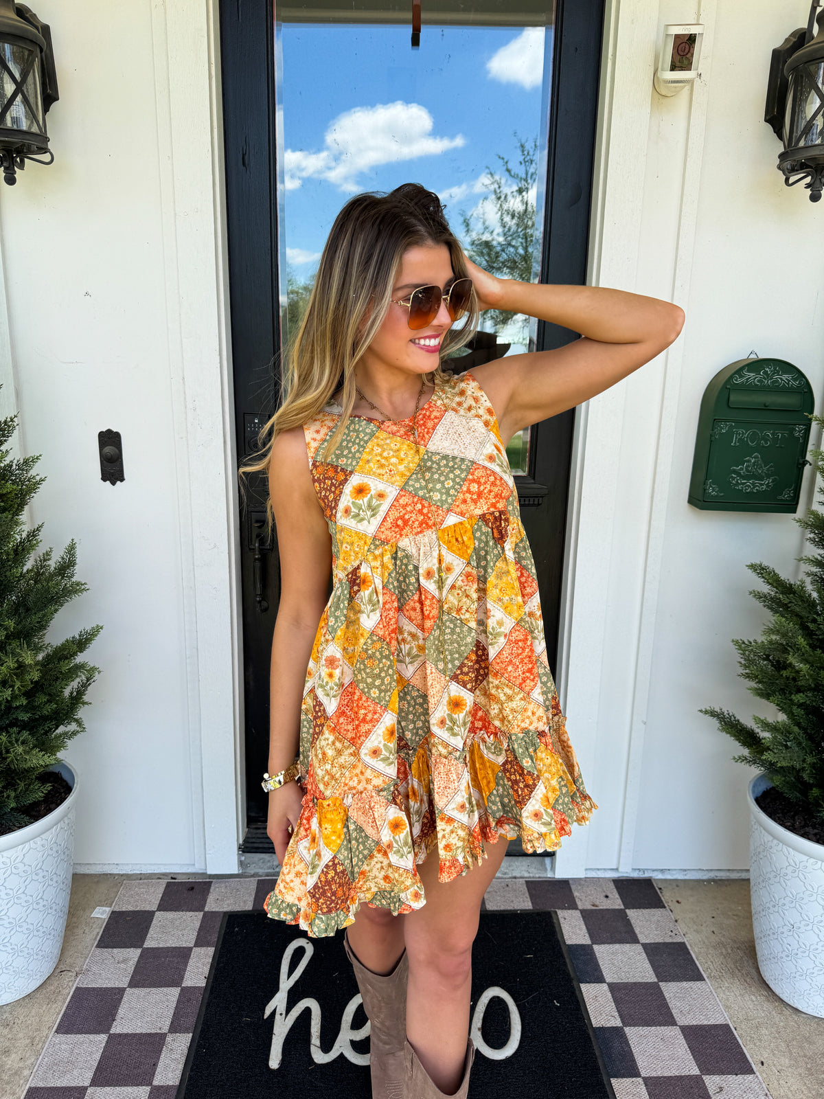 HARVEST & GINGHAM DRESS