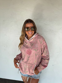 LILA LACE HOODIE PULLOVER