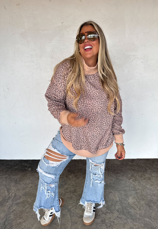 MILLER MOCK NECK SWEATSHIRT