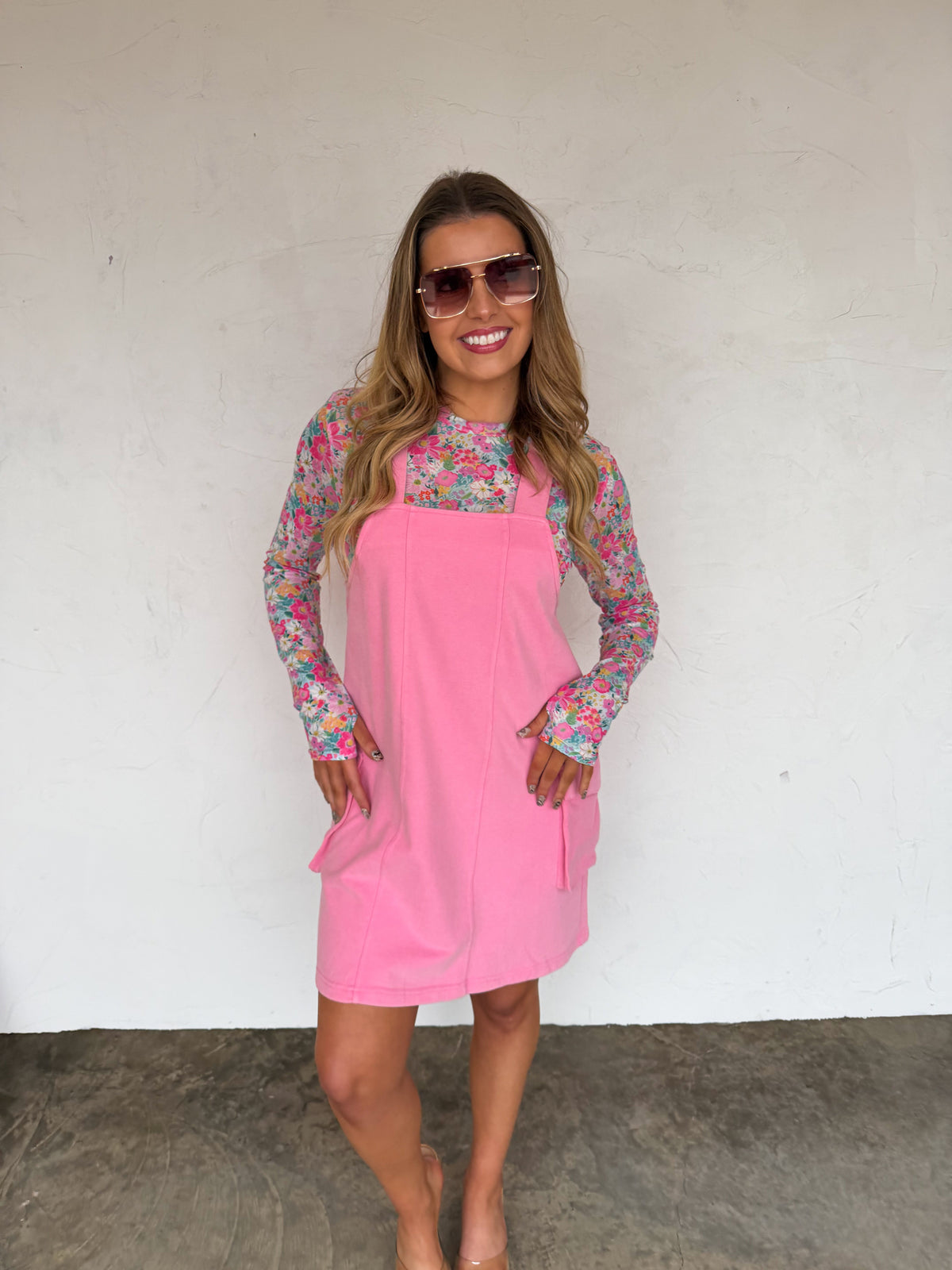 SPRING MILLIE OVERALL DRESS