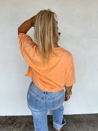 REGAN RAW HEM TEE