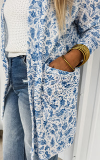 SPRING PRINT LOLA CARDIGAN