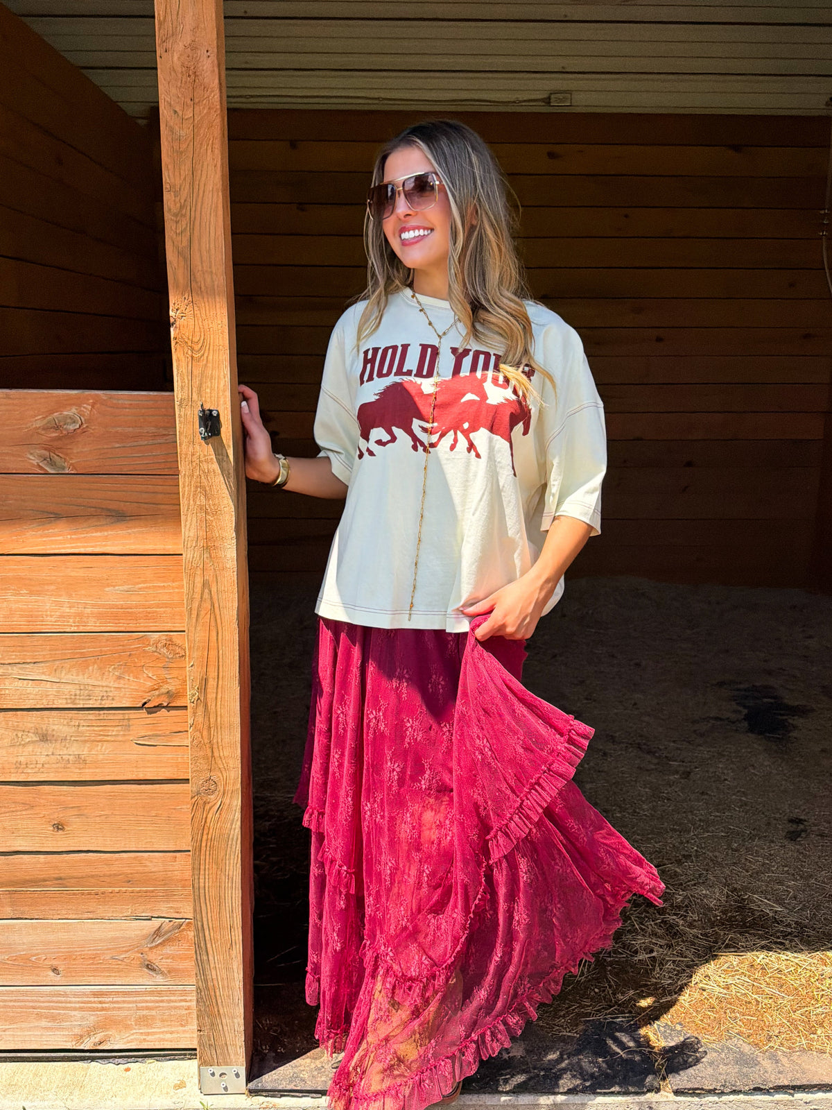 HOLD YOUR HORSES TEE