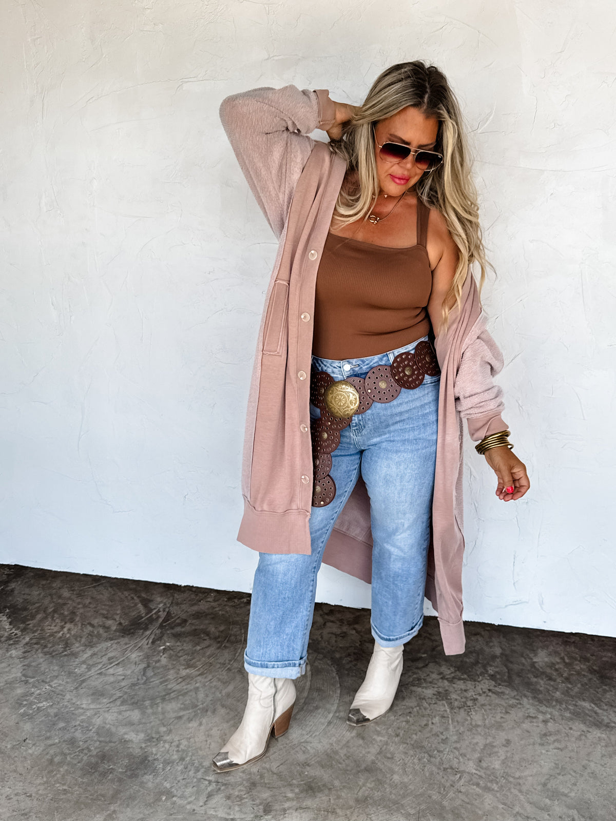 DESI SWEATSHIRT CARDIGAN