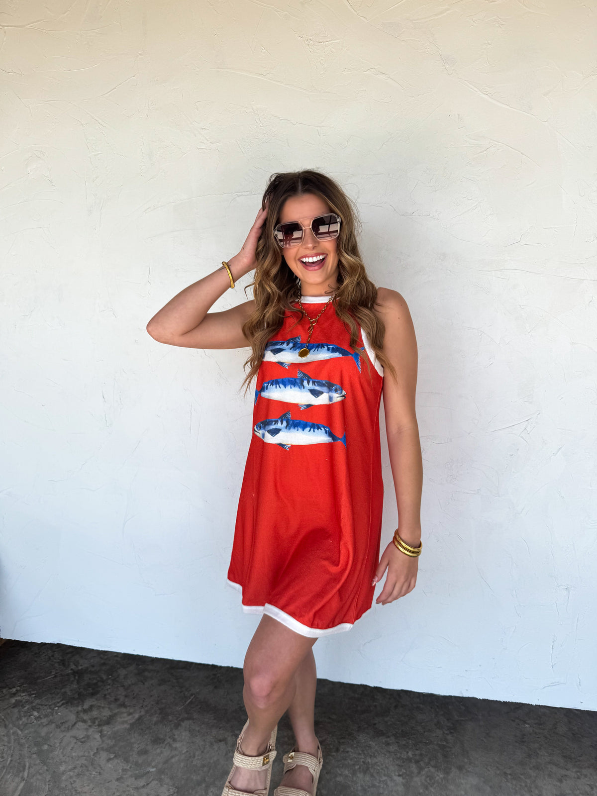 TROPIC LIKE IT’S HOT TERRY DRESS