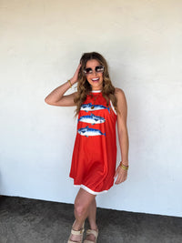 TROPIC LIKE IT’S HOT TERRY DRESS