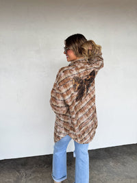 JUNIPER BLEACHED PLAID TOP