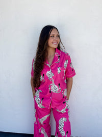 LUXE PRINT PAJAMA LOUNGE SET