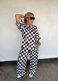 CHECKER POP PANTS