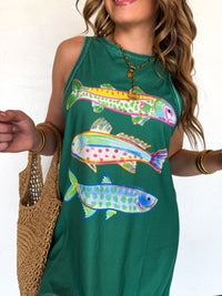 TROPIC LIKE IT’S HOT TERRY DRESS