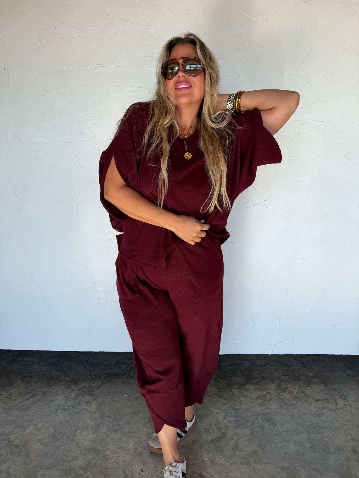 KEATON WAFFLE LOUNGE SETS