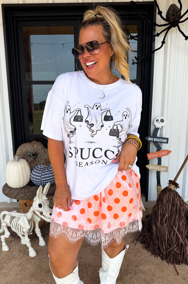 COSMIC CHARM LACE SKIRT