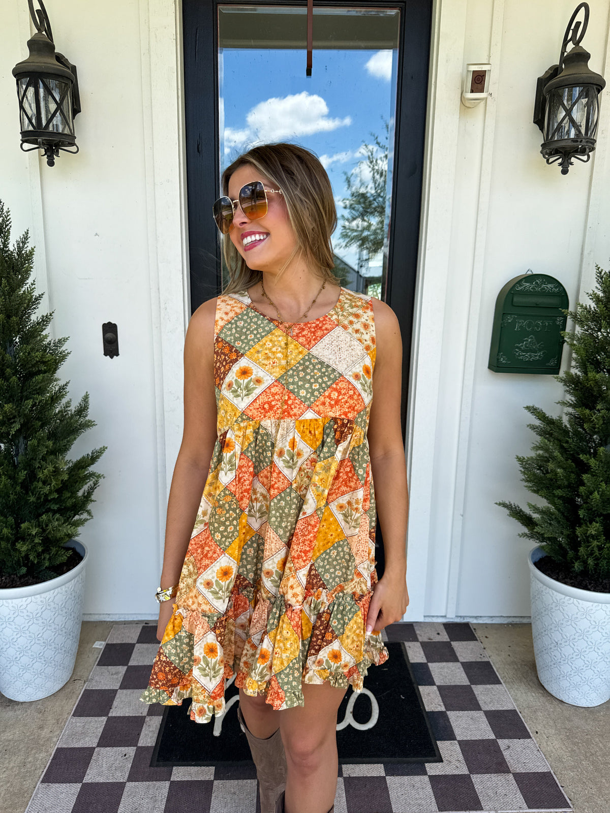 HARVEST & GINGHAM DRESS